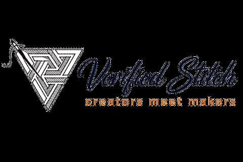 Verified Stash logo with geometric triangle design and tagline creators meet makers